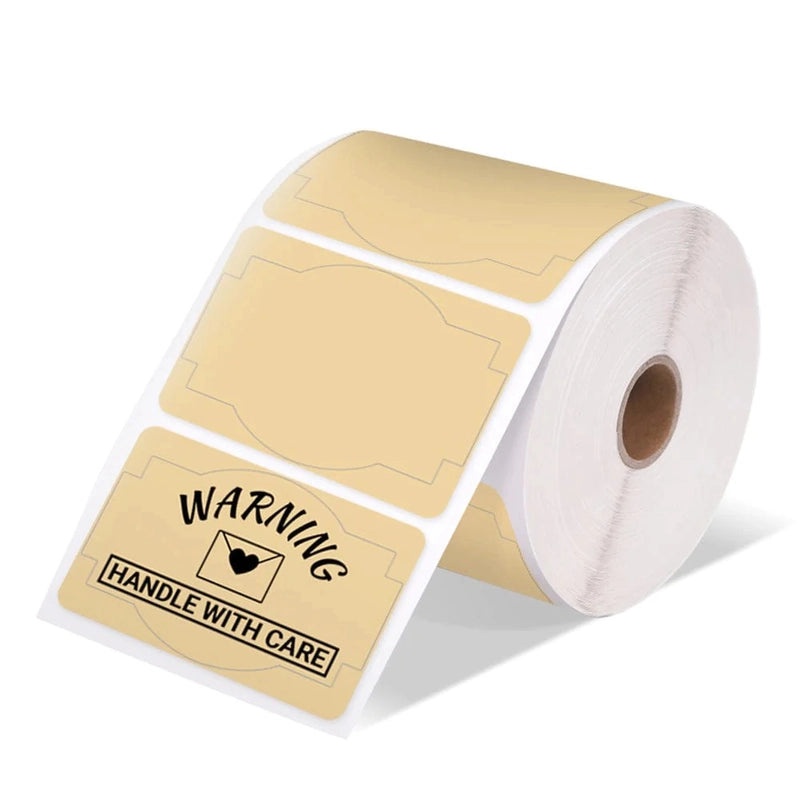 Phomemo Round Waterproof Thermal Label Paper Self-Adhesive Electronic Logistics Shipping Labels|打印耗材