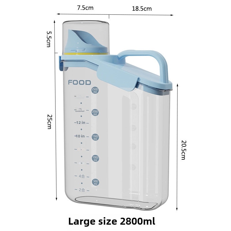 Pet Food Storage Container Airtight Cat & Dog Food Barrel Moisture-Proof Grain Storage Box | Pet Supplies Storage