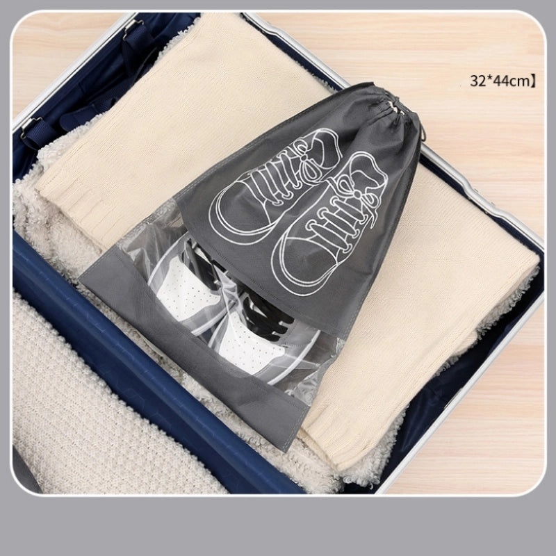 Simple Solid Color Nonwoven Storage Pouch | Home Organization Storage Solutions