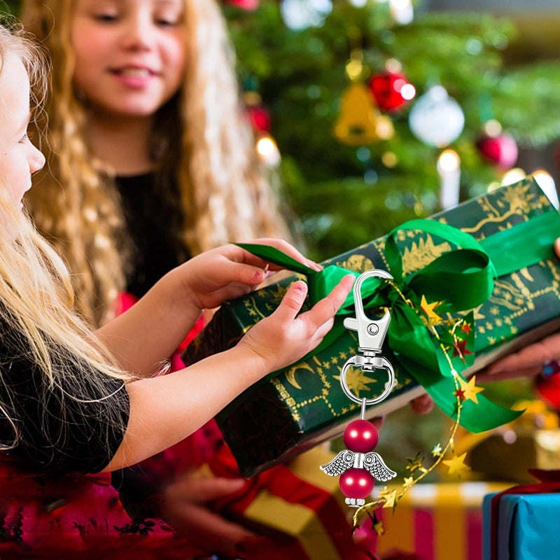 Christmas Angel Wings Metal Pendant Snowman Charm Holiday Tree Decoration|Christmas Ornaments