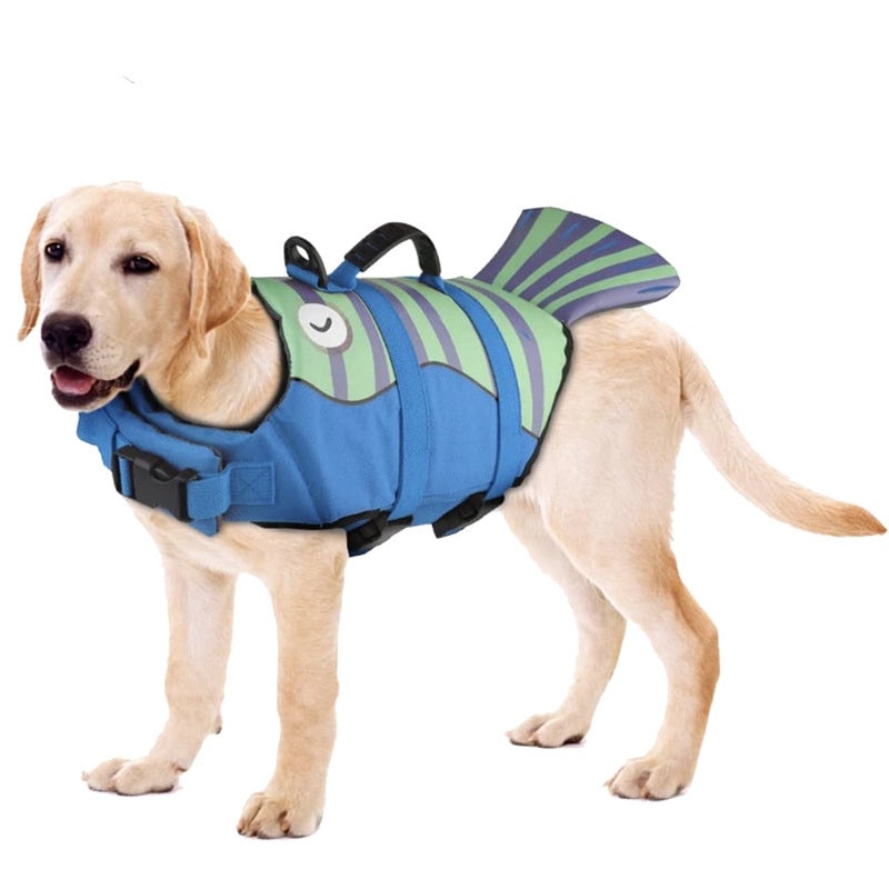 Pet Dog Life Jacket Outdoor Swim Vest Summer Big Dog Safety Swimwear In Stock|Pet Accessories