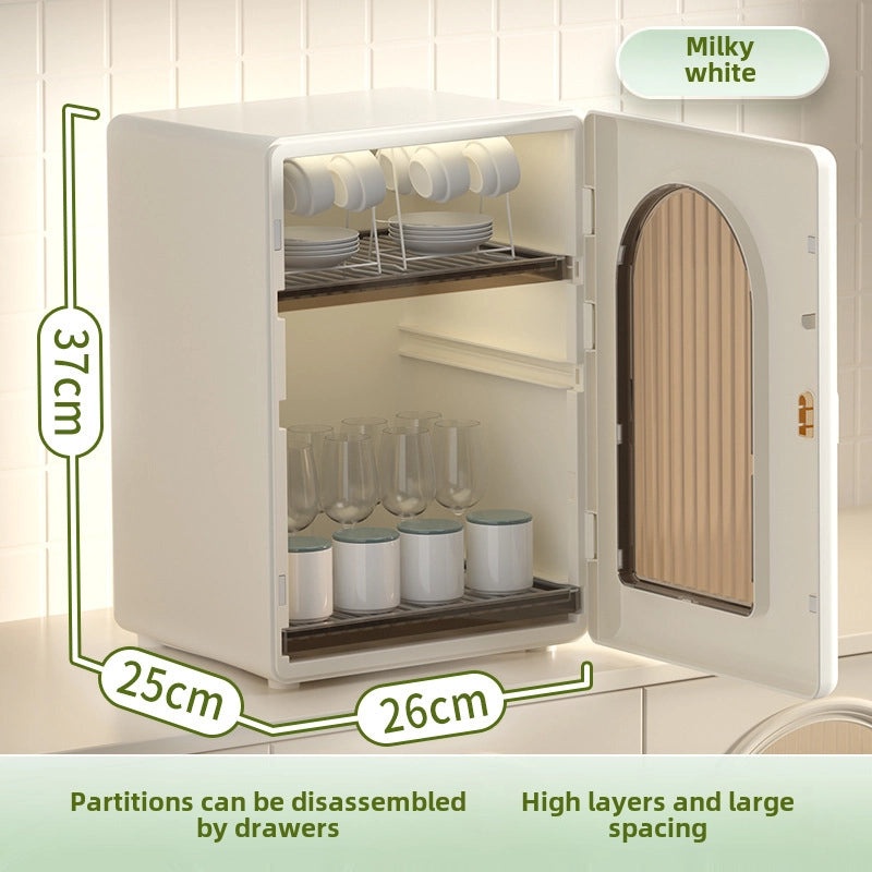 Light Luxury Plastic Cup and Wine Glass Storage Rack for Desktop Household | Home & Kitchen Storage