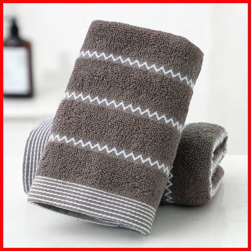 Thickened Cotton and Coral Fleece Face Towel Absorbent Soft Embroidered Logo Personalized Gift|Home & Living Towels