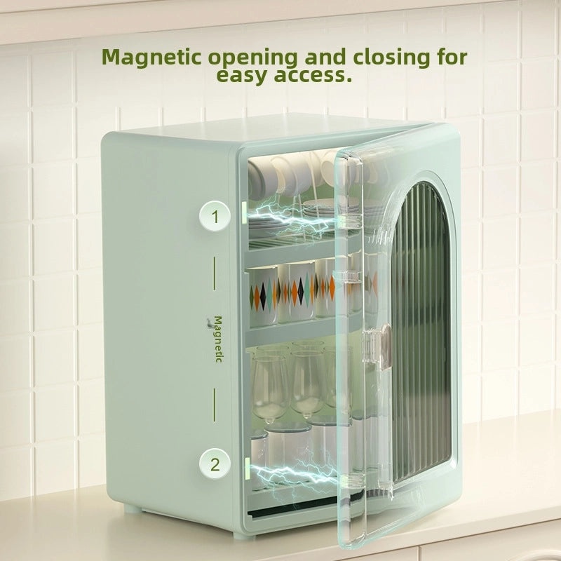 Light Luxury Plastic Cup and Wine Glass Storage Rack for Desktop Household | Home & Kitchen Storage