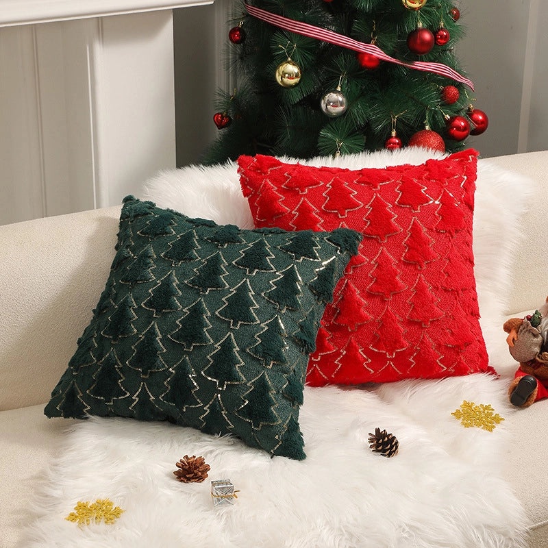 Nordic Christmas Tree Pillow Covers Polyester Cushion Case Sofa Decor|Home Decor