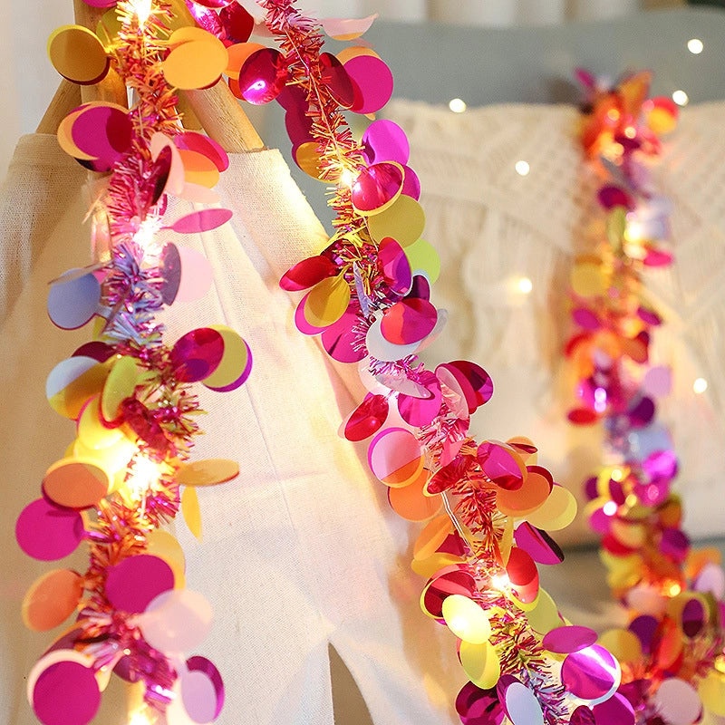 Valentine's Day Romantic Round LED String Lights Plastic Date Night Decor | Home & Garden Lighting