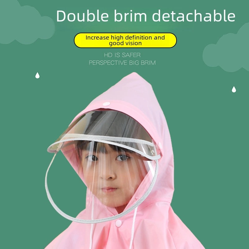 Kids Waterproof Cartoon Rain Poncho Long Sleeve School Raincoat for Boys and Girls | Kids Apparel
