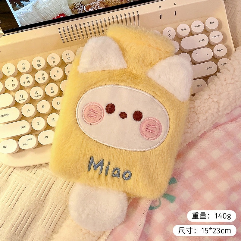 Cute Plush Water Injection Hot Water Bag Embroidered Student Hand Warmer Thickened Warm Doll|Home & Living Accessories
