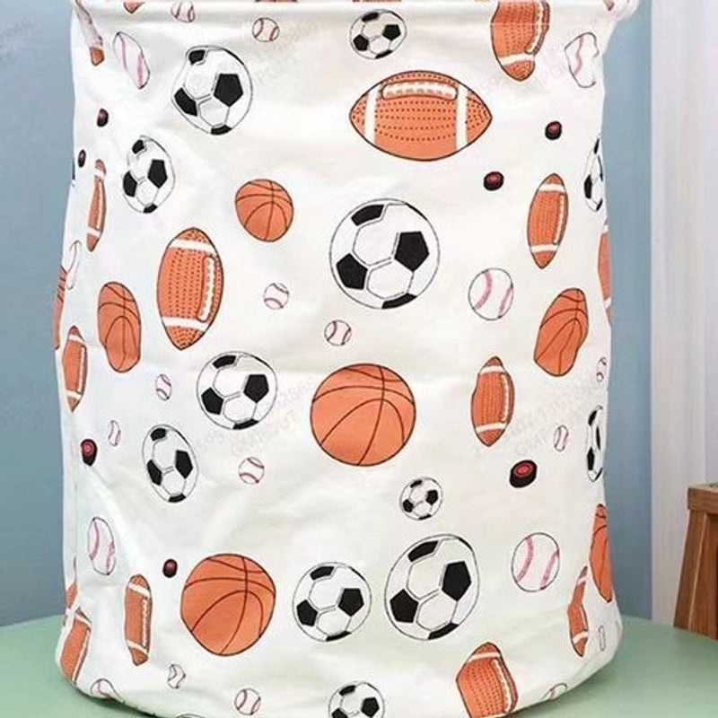 Geometric Animal Print Cotton Linen Storage Basket Minimalist Style|Home Storage & Organization