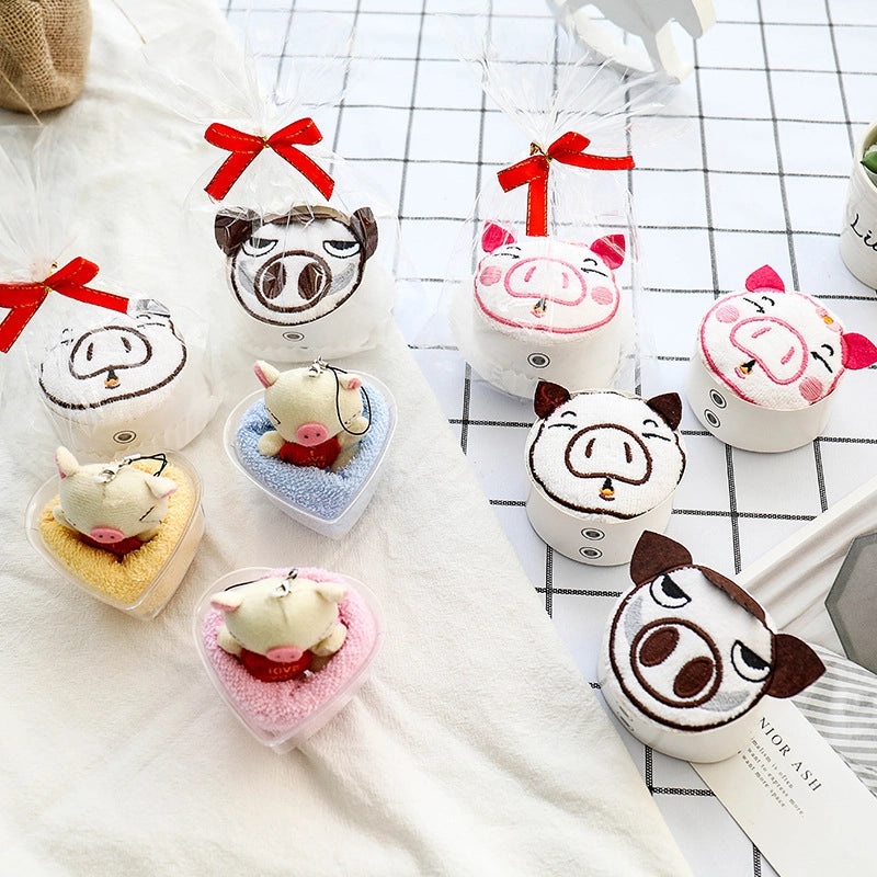 Nordic Christmas Tree Santa Claus Cotton Festival Towels | Home Decor & Seasonal Accessories