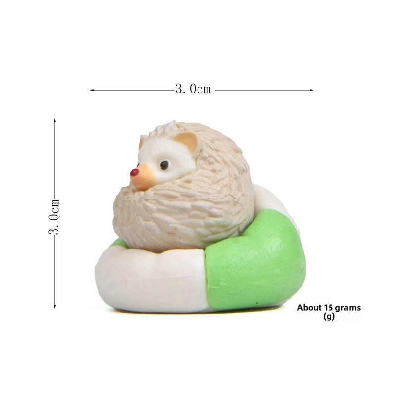 Miniature Sitting Hedgehog Sofa Doll DIY Home Garden Decor | Home & Garden Miniatures