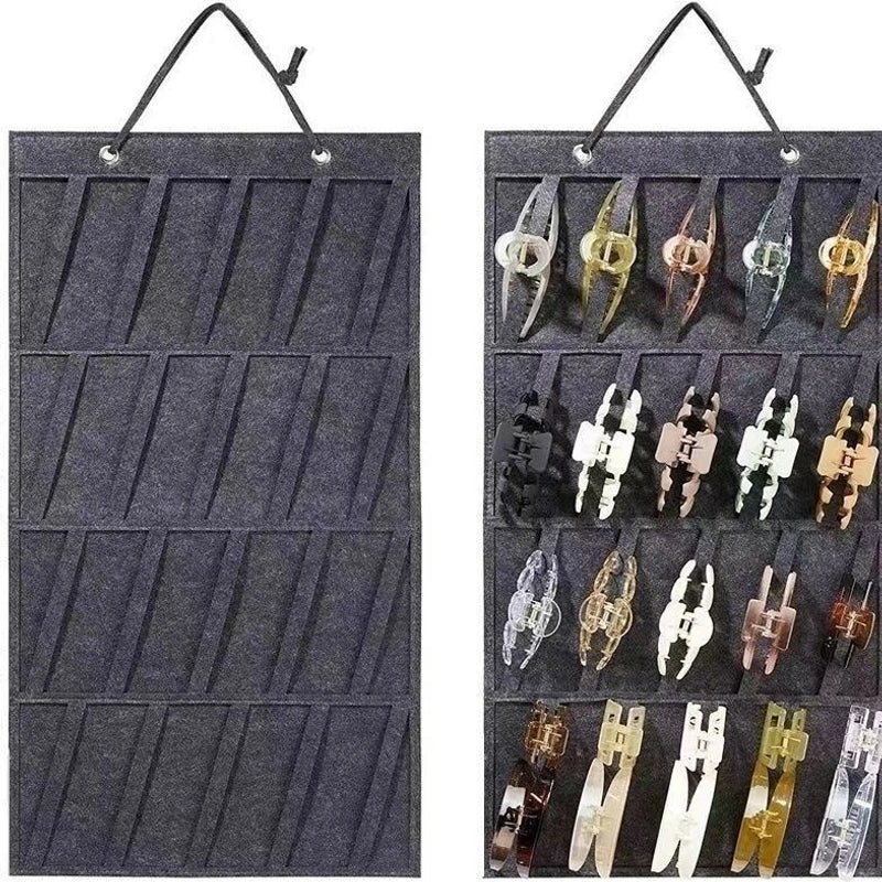 Felt Hanging Bag for Hair Accessories Storage|Children's Hair Accessories Storage