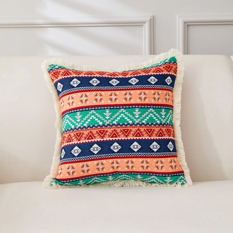 Minimalist Geometric Cotton Linen Pillow Covers for Home Decor | Home Textiles & Bedding