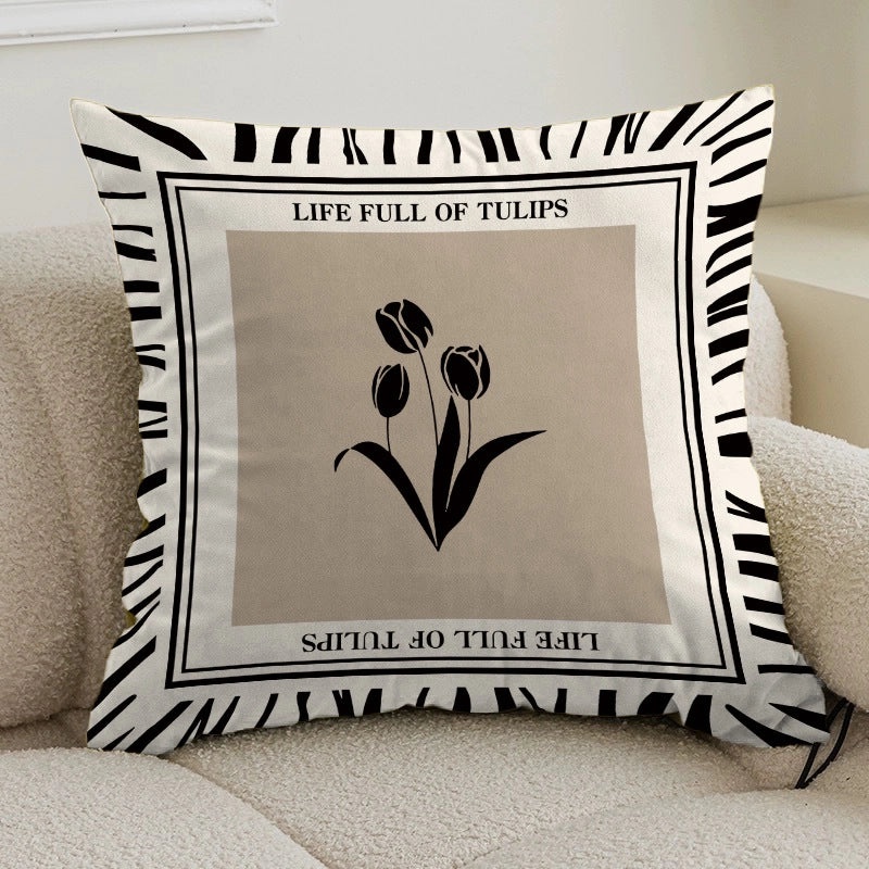 Plush Floral Velvet Cushion Covers for Sofa & Couch Decor|Home Decor