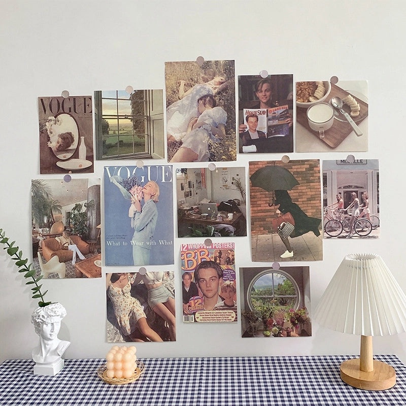 Vintage Style Oil Painting Landscape Paper Wall Decal | Home Decor