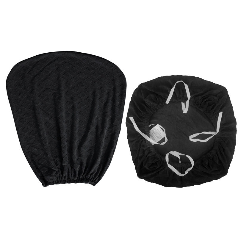 Elastic Jacquard Office Swivel Chair Cover Split Stool Backrest Protector Stretch Chair Cover|Office Furniture Accessories