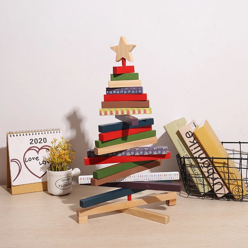 Minimalist Wooden Christmas Tree Plant Decor for Daily Use|Home Decor