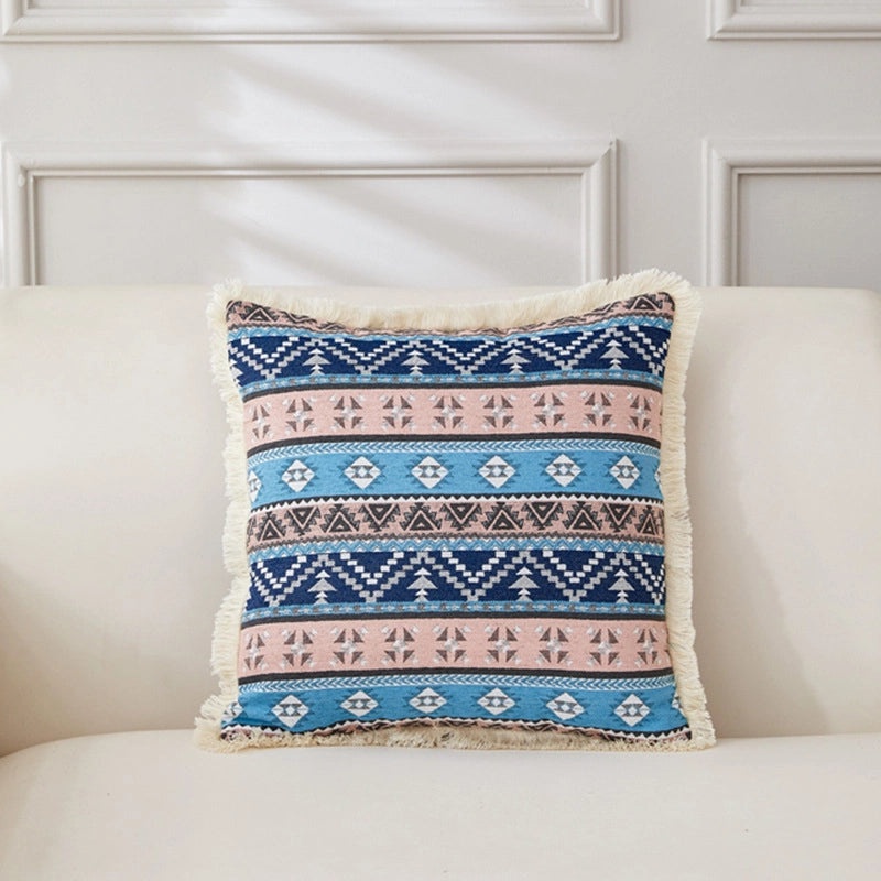 Minimalist Geometric Cotton Linen Pillow Covers for Home Decor | Home Textiles & Bedding