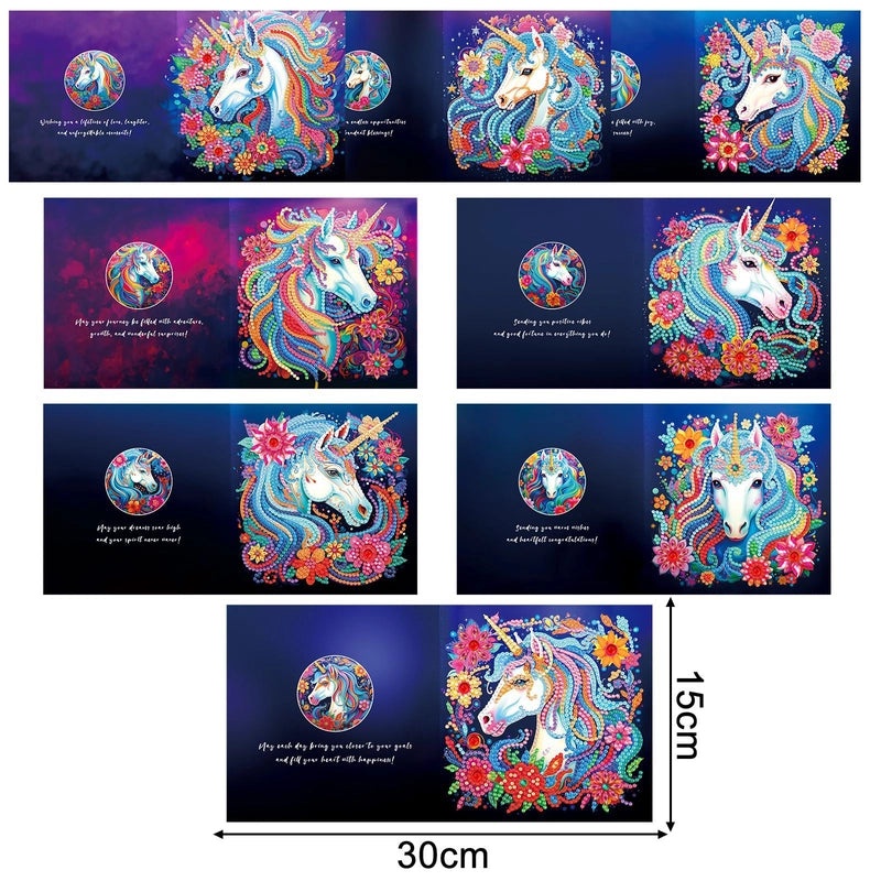 Christmas Diamond Painting DIY Greeting Card with Stickers and Hand Drill | Craft Supplies