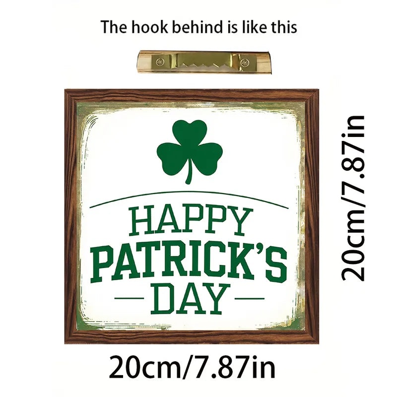 St. Patrick's Day and Easter Wooden Shamrock Rabbit Letter Home Decoration Party Supplies 1 Piece|Holiday Decorations