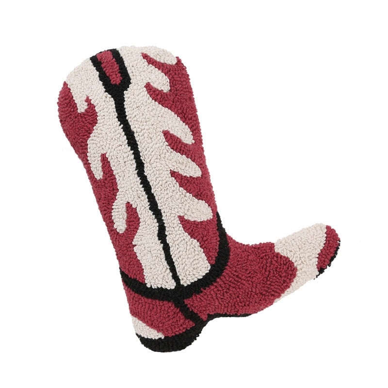 Cowboy Style Boot Decorative Cotton Pillow for Couch and Sofa | Home Decor Pillows