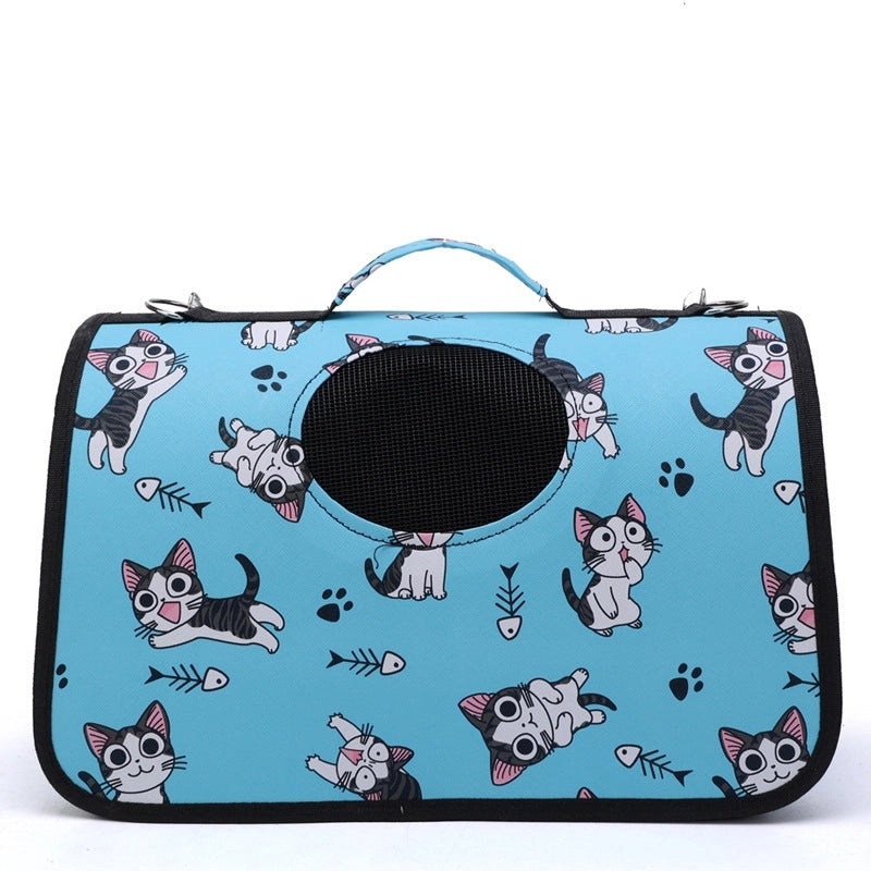 Foldable Space Capsule Pet Carrier Backpack for Small Dogs and Cats Portable Outing Cage Bag|Pet Carriers & Travel Gear