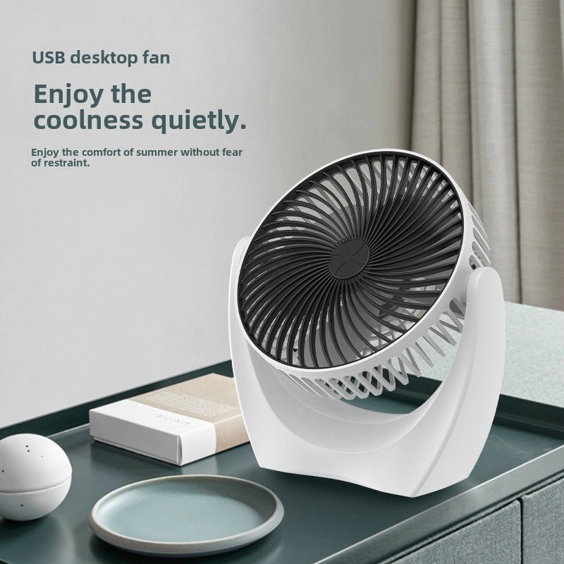 Portable USB Mini Desk Fan Quiet Air Circulation for Home Office | Small Appliances & Fans