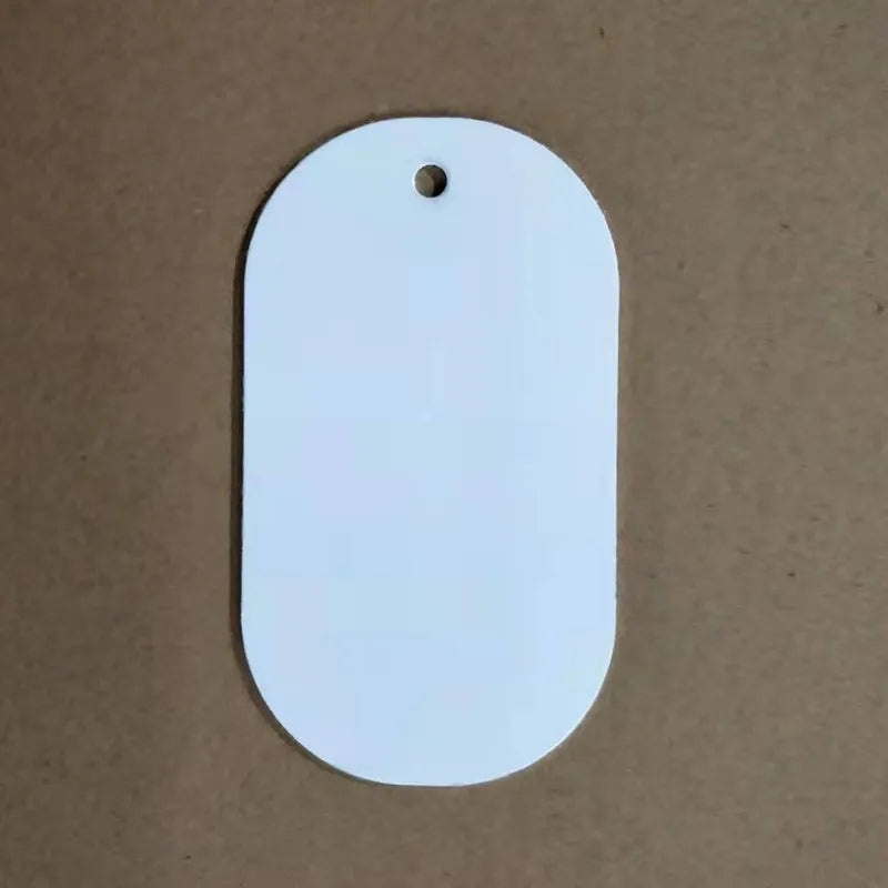 0.8mm Double-Sided Sublimation Christmas Pendant Blank for DIY Thermal Transfer | Jewelry & Accessories