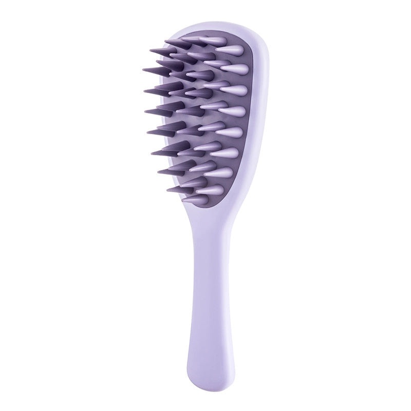 Silicone Ginkgo Leaf Scalp Massager Comb with Long Handle for Shampooing | Hair Care Tools
