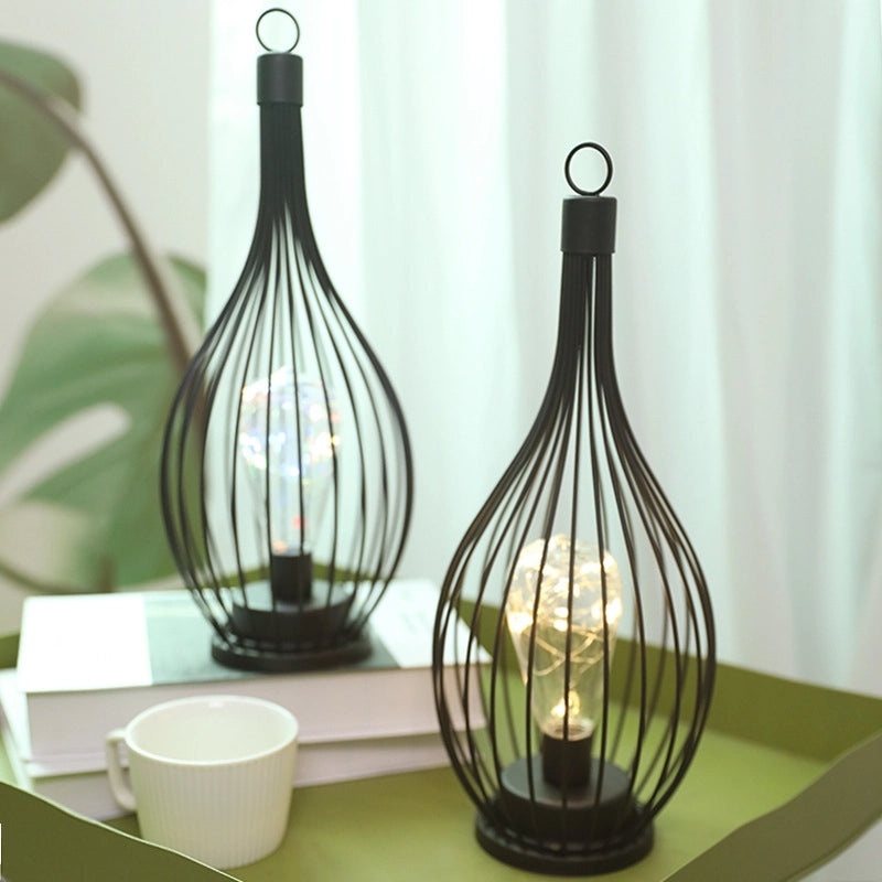 Vintage Style Solid Color Metal Iron Indoor Night Party Lights|Home Decor Lighting