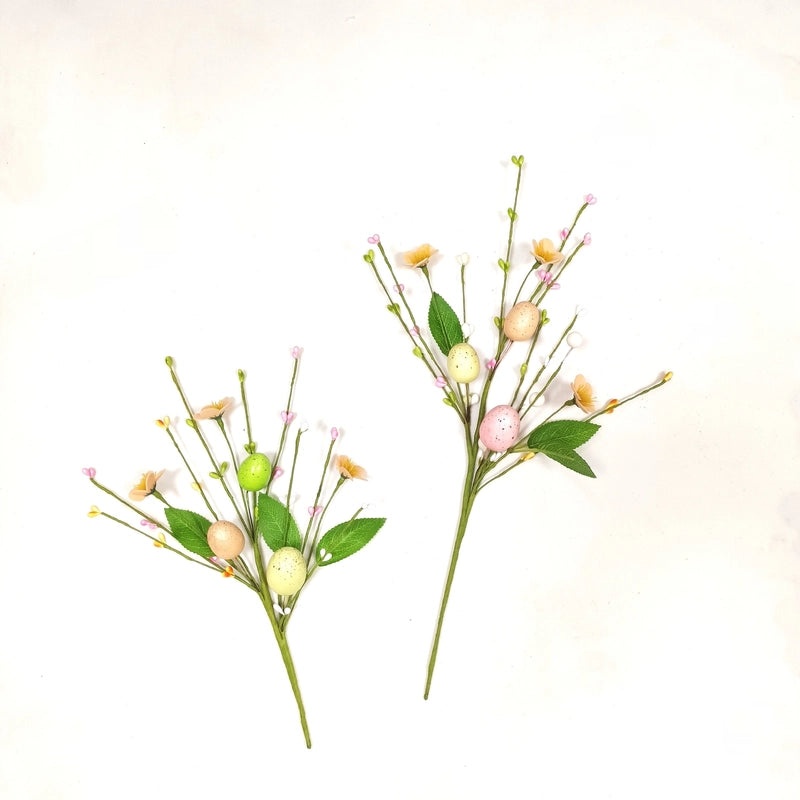 Easter Artificial Fruit and Bird Egg Stem Branches for Home Decor European Style|Home Decor
