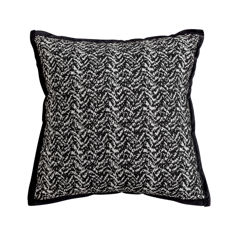 Nordic Black Embroidered Pillow Case Sofa Nap Bed Backrest Cushion|Home Decor Pillows