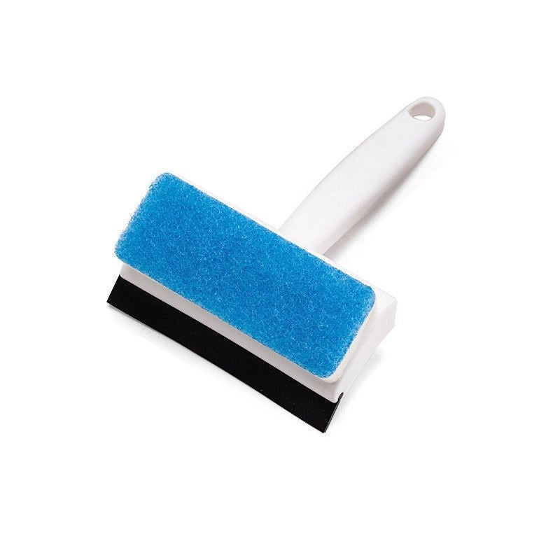 Window Glass Scraper and Tile Cleaning Brush Two-in-One Double-Sided Sponge Wiper | Home Cleaning Tools