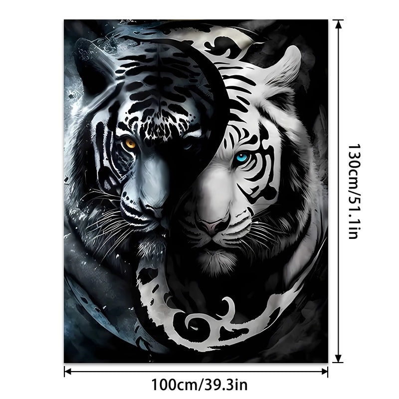 Cozy Polyester Letter Print Blanket for Couch and Sofa Decor | Home Textiles & Throws