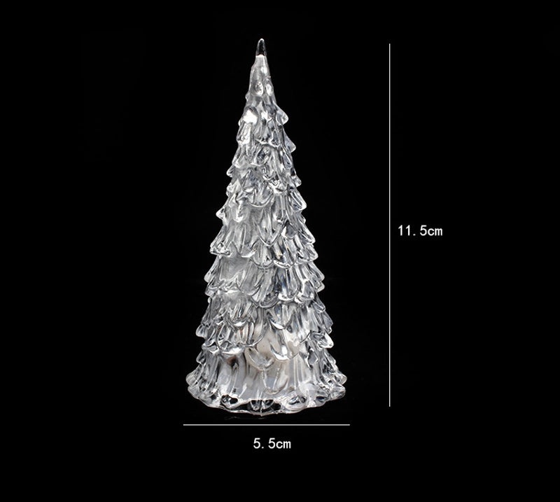Colorful Crystal Christmas Tree Night Light|Home Decor & Holiday Gifts
