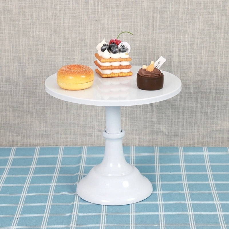 Nordic Solid Color Iron Cake Stand for Daily Use and Parties|Home Decor & Kitchen Accessories