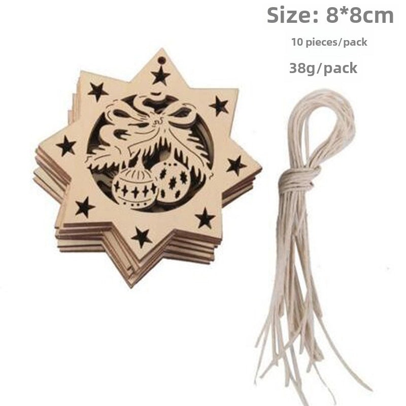 Christmas Wood Boxwood Decoration for Office Wedding Birthday Party|Home Decor