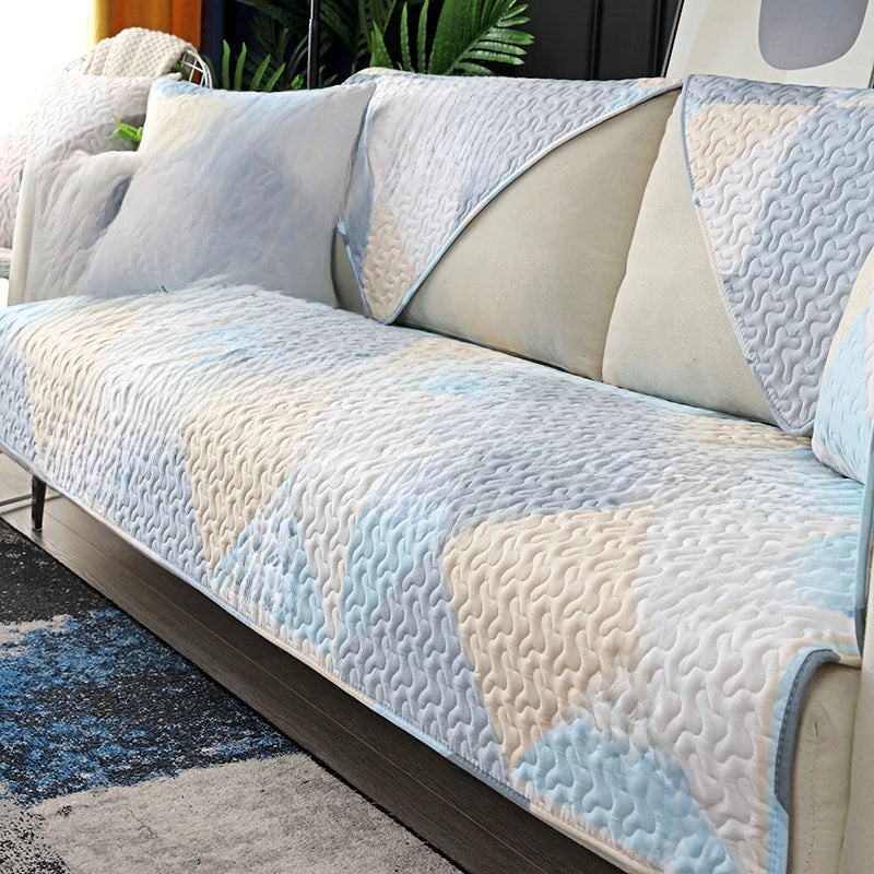 Four Seasons Cotton Sofa Cushion Non-slip Soft Cover Luxury Sofa Towel Protector|Home Decor Sofa Accessories