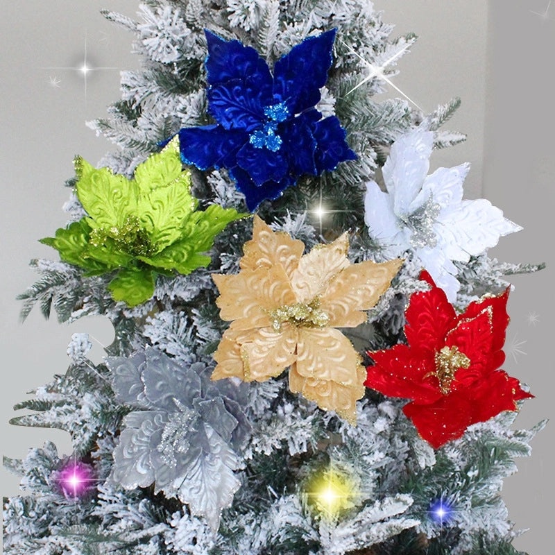 Festive Christmas Artificial Flower Decoration for Indoor Family Gatherings|Home Decor and Artificial Plants
