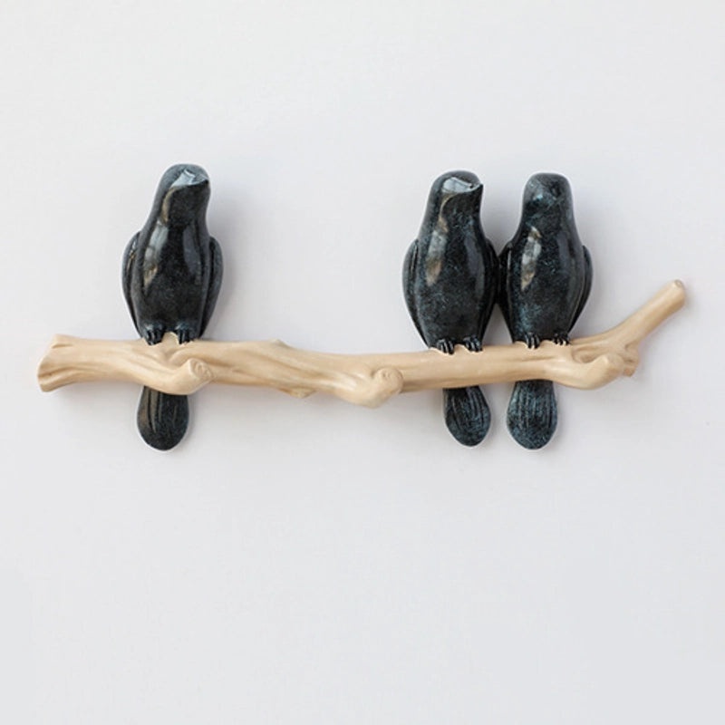 Nordic Bird Wall Hook Creative Key and Coat Hanger Punch-Free Seamless Design|Home Decor & Wall Hooks