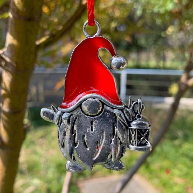 Christmas Tree Snowman Santa Claus Pendant Holiday Metal Charms | Christmas Jewelry