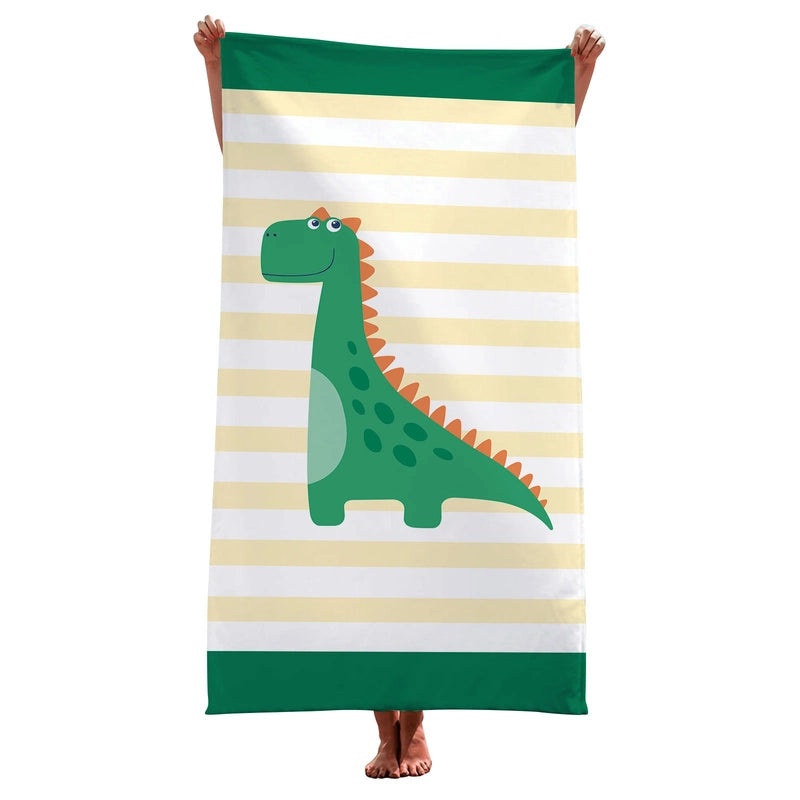Cute Dinosaur and Dolphin Beach Towel | Beach Towels & Accessories