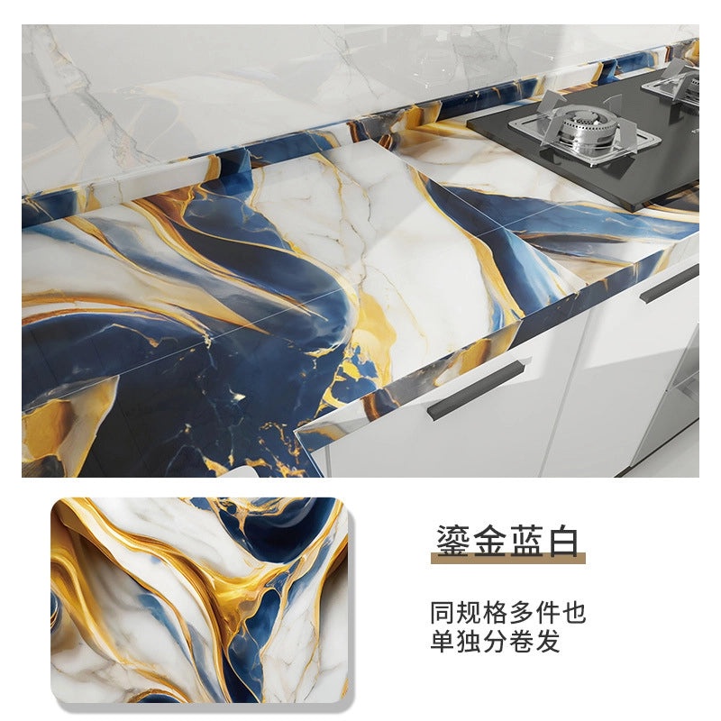Waterproof Oil-Proof Kitchen Wall Stickers High Temperature Resistant Self-Adhesive Decorative Wallpaper|Home Decor Wall Stickers