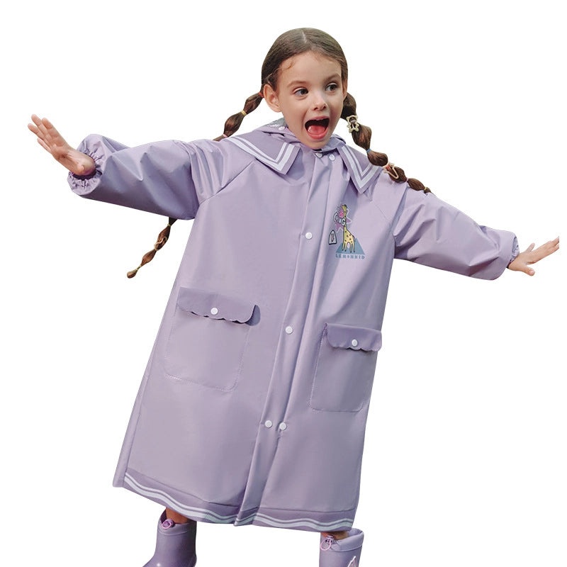 Kids Waterproof EVA Rain Poncho|Children's Rainwear
