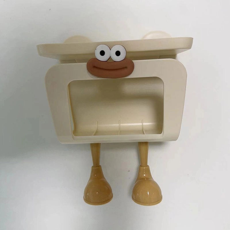 Minimalist Cartoon Style Solid Color ABS Tissue Box Holder|Home Decor & Accessories