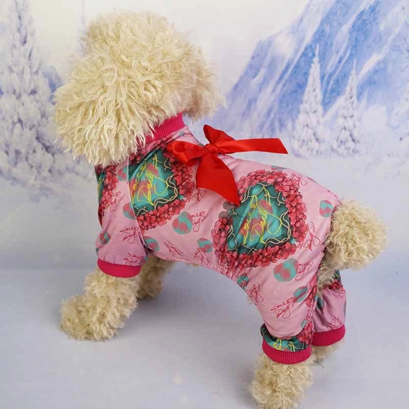 Valentine's Day Cherry Strawberry Pet Outfit Casual Polyester Apparel|Pet Clothing & Accessories