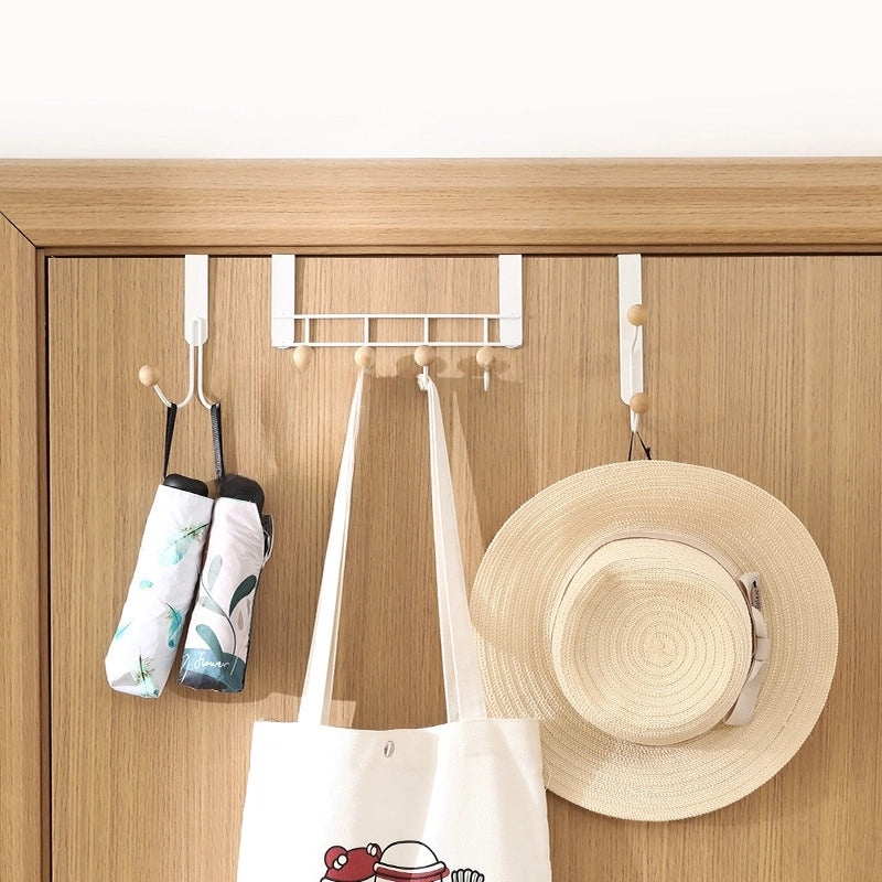 FaSoLa Punch-free Door Top Hat Rack Hanging Organizer for Bedroom Storage Sundries|Home Storage & Organization