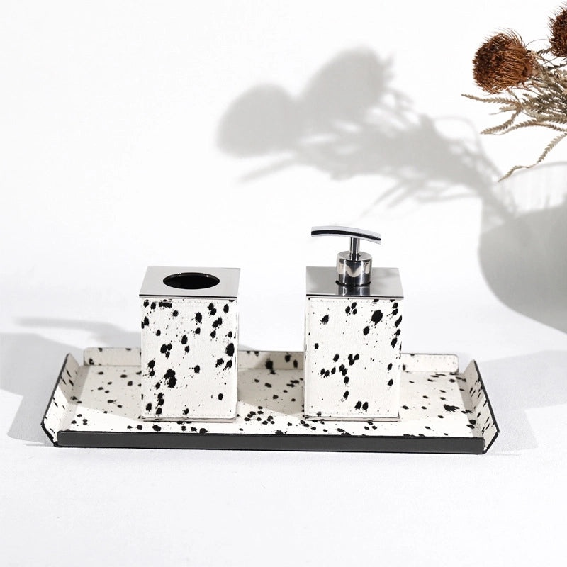 Luxury Stainless Steel Horse Hair Bathroom Set | Home & Hotel Bathroom Accessories