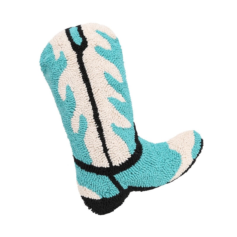 Cowboy Style Boot Decorative Cotton Pillow for Couch and Sofa | Home Decor Pillows