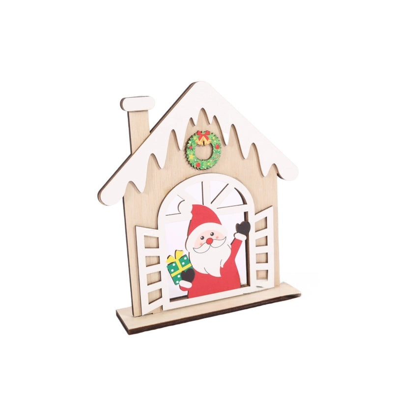 Christmas Minimalist Wood Boxwood Square Garden Home Decor Table Ornament|Home Decor